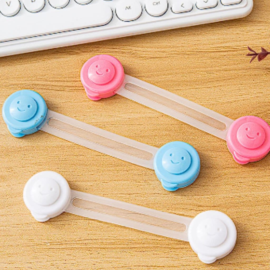 12 Trava Gaveta Armário Geladeira Porta Vaso  Bebê Segurança Protetor Proteção Infantil Criança