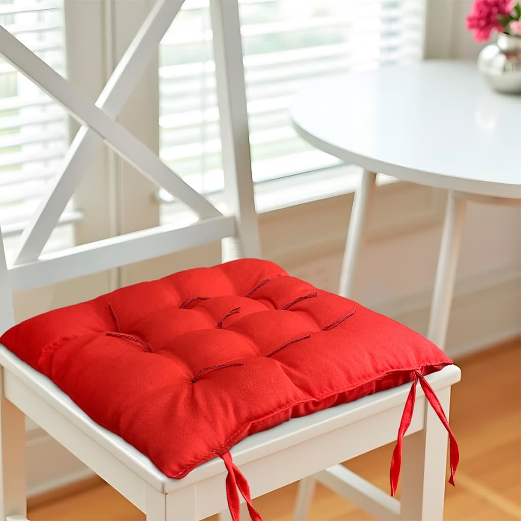 Kit Almofada para cadeira 04 unidades  40x40 cm Oxford Colorido assento futon