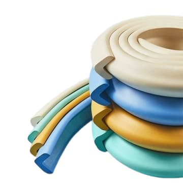 Protetores de Bordas e Cantos quina para mesa rolo 2 metros protege bebe