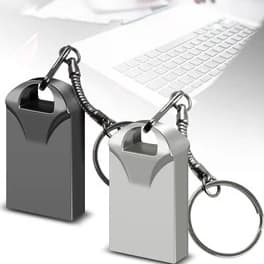 Mini Pendrive original 4GB/8GB/16GB/32GB/64GB Modelo Chaveiro Metal Usb 2.0