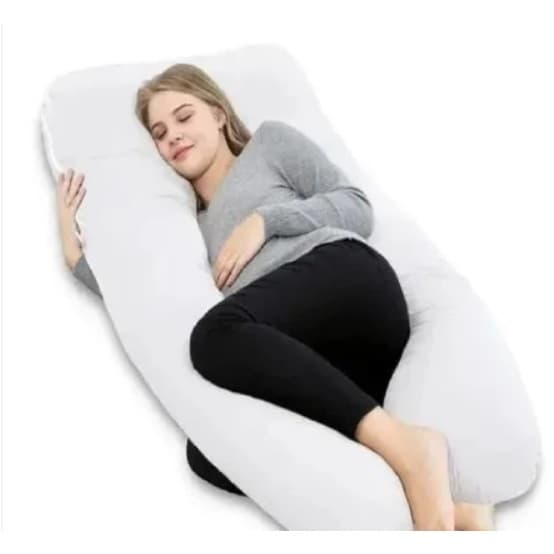 Travesseiro De Corpo Gigante Gestante Almofada Dormi Confortável Formato U