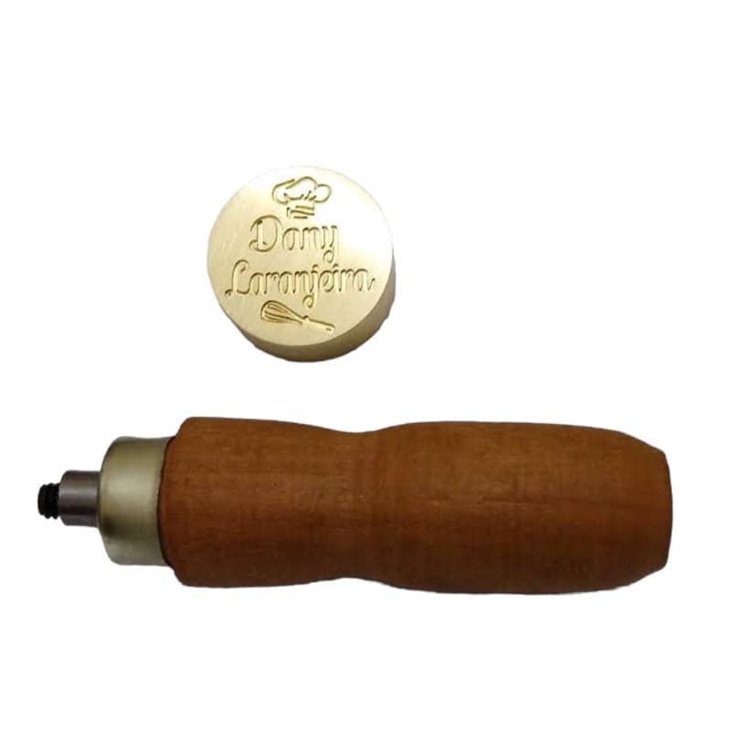 Sinete Personalizado Para Lacre De Cera Ou Chocolate