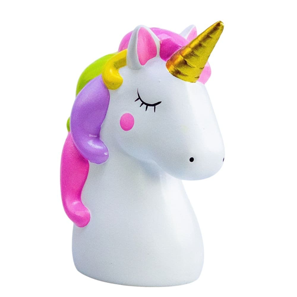 Cofrinho Infantil Unicórnio Em Cerâmica Decorativo Guardar Dinheiro Artesanato Feito à Mão