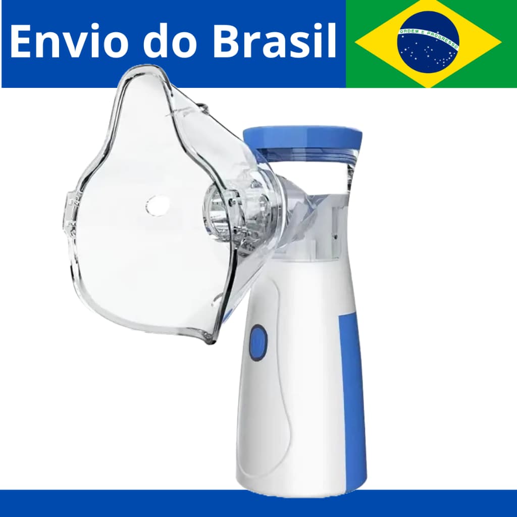 Inalador nebulizador portátil aparelho de inalação silencioso infantil e adulto novo modelo Otimizad