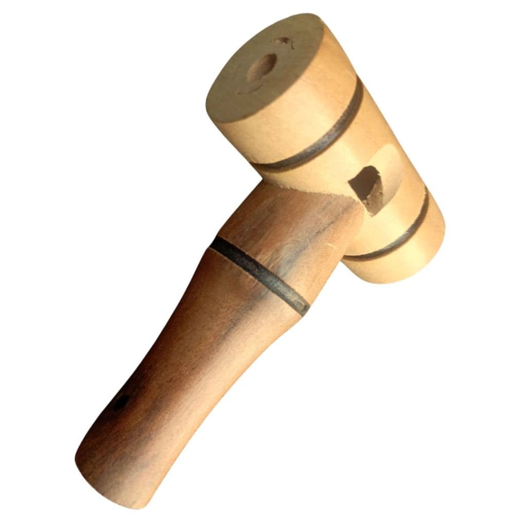 Apito de Madeira "T" INHAMBU Pé Rocho Vermelho | Multi-Sons Fonoaudiólogo | O Segredo dos Pássaros!