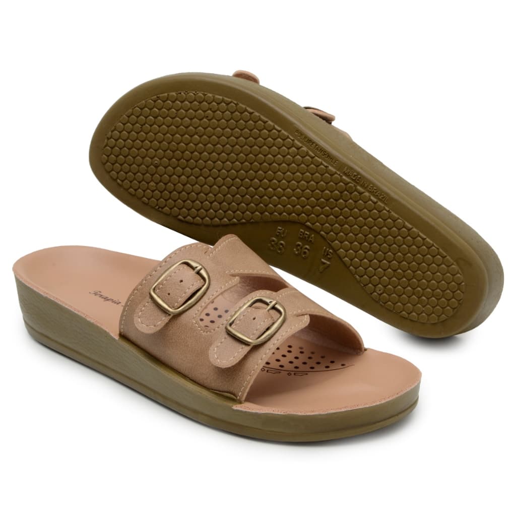 Papete Preta  Chinelo Ortopédica Birken Para Dores Nos Pés Pés Inchados