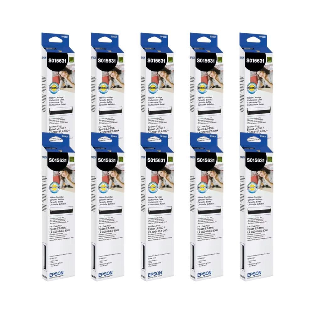 KIT 10 FITA EPSON PARA MATRICIAL LX-350 LX-300 LX-300+II S015631