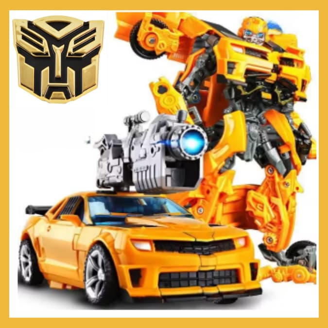 Transformers Bumblebee Action Figure Boneco Robô Vira Carro Transformação Autobots Optimus Prime
