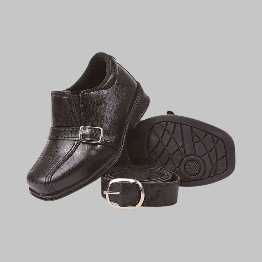 SAPATO SOCIAL INFANTIL COM CINTO CONFORTÁVEL CRIANÇA MENINO UGUI