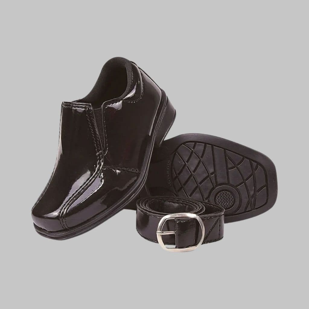 SAPATO SOCIAL INFANTIL MASCULINO LISO CONFORTAVEL MENINO CRIANÇA KIDS UGUI