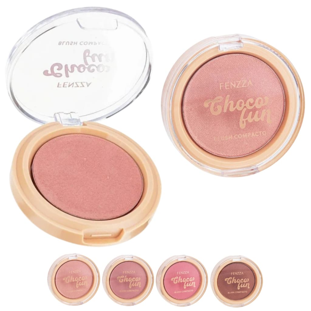 Blush Compacto Facial Choco Fun Fenzza