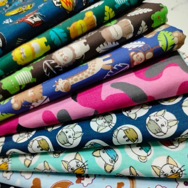 Tecido Tricoline Estampado 100% Algodão  1,00m x1,50m