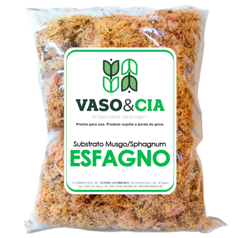 Substrato Musgo Esfagno Para Orquideas Bromelias Carnivoras Decoração Vasos Floreiras 50g