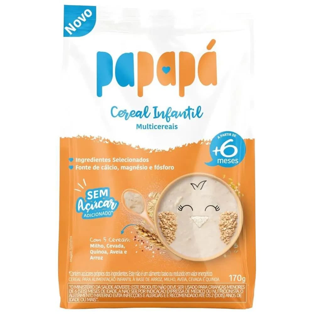 Cereal Papapá Multicereais Infantil + 6 Meses Sache 170g