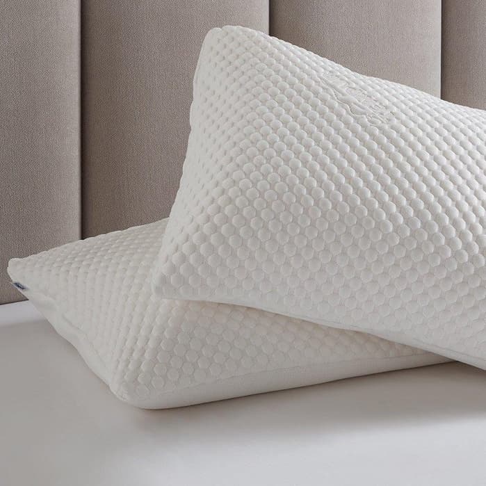 Kit 2 Travesseiros Nasa Latex Alto Duro Cheio Firme Macio Astronauta