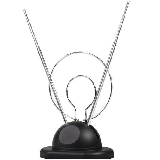 Antena Digital Interna Para Sinal Digital E Analogico Vhf Uhf Fm