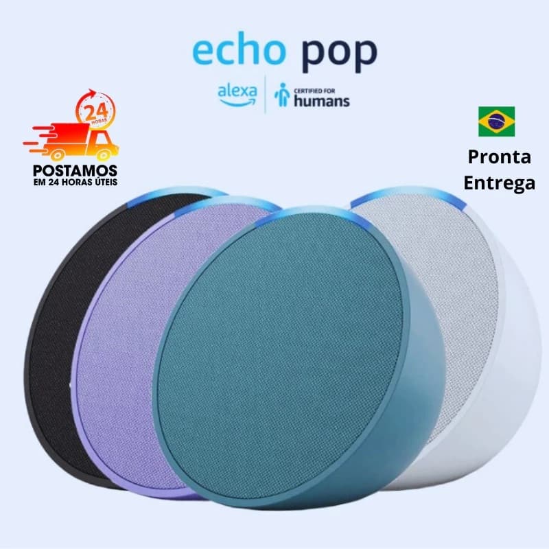 Amazon Alexa Echo Pop Assistente Virtual Smart Speaker Original