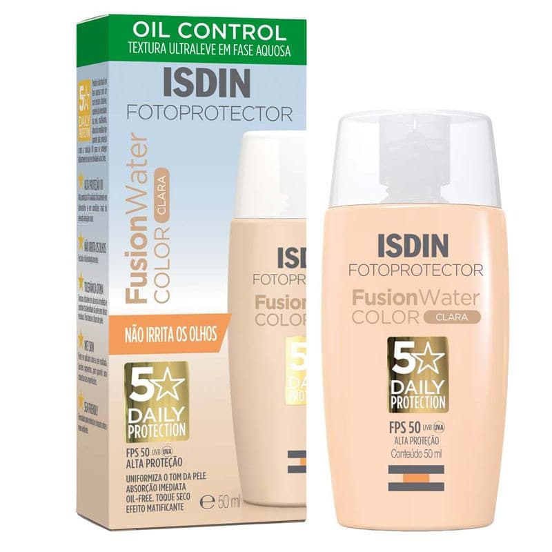 Protetor ISDIN Fusion Water 5 Stars FPS50 Clara - 50ml PROMOÇÃO ORIGINAL