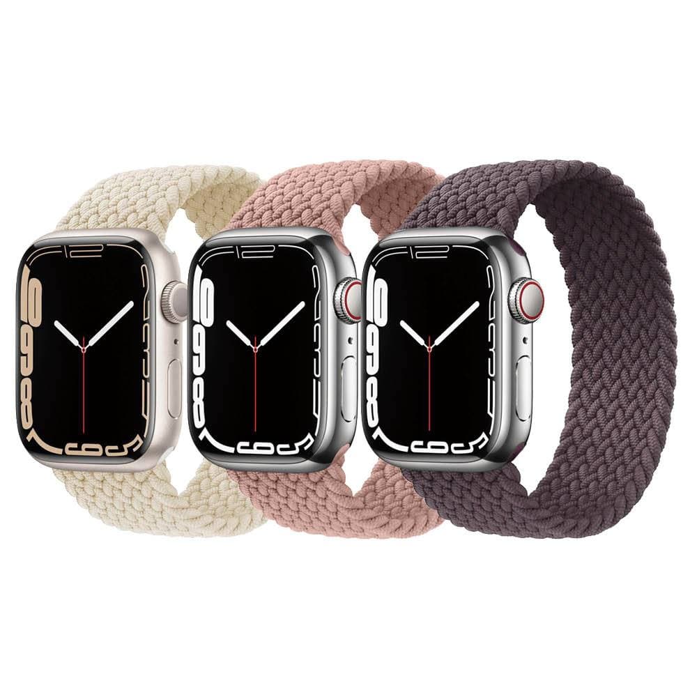 Pulseira de Nylon para Apple Watch Ultra 3 2 Series 11 9 8 7 6 5 4 3 SE 49mm 46 45 44mm 42mm 41mm 40mm 38mm Solo Loop