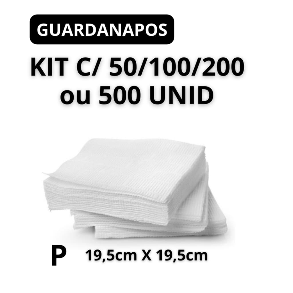 Guardanapos de Papel P 19,5cm X 19,5cm Premium Com 50/100/200 ou 500 Unidades