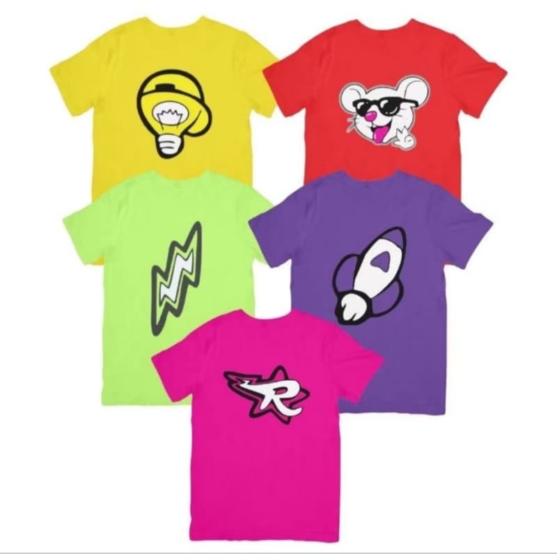 Camiseta Emilly Vick infantil elementos dos rosa Katlen Robson Leozinho