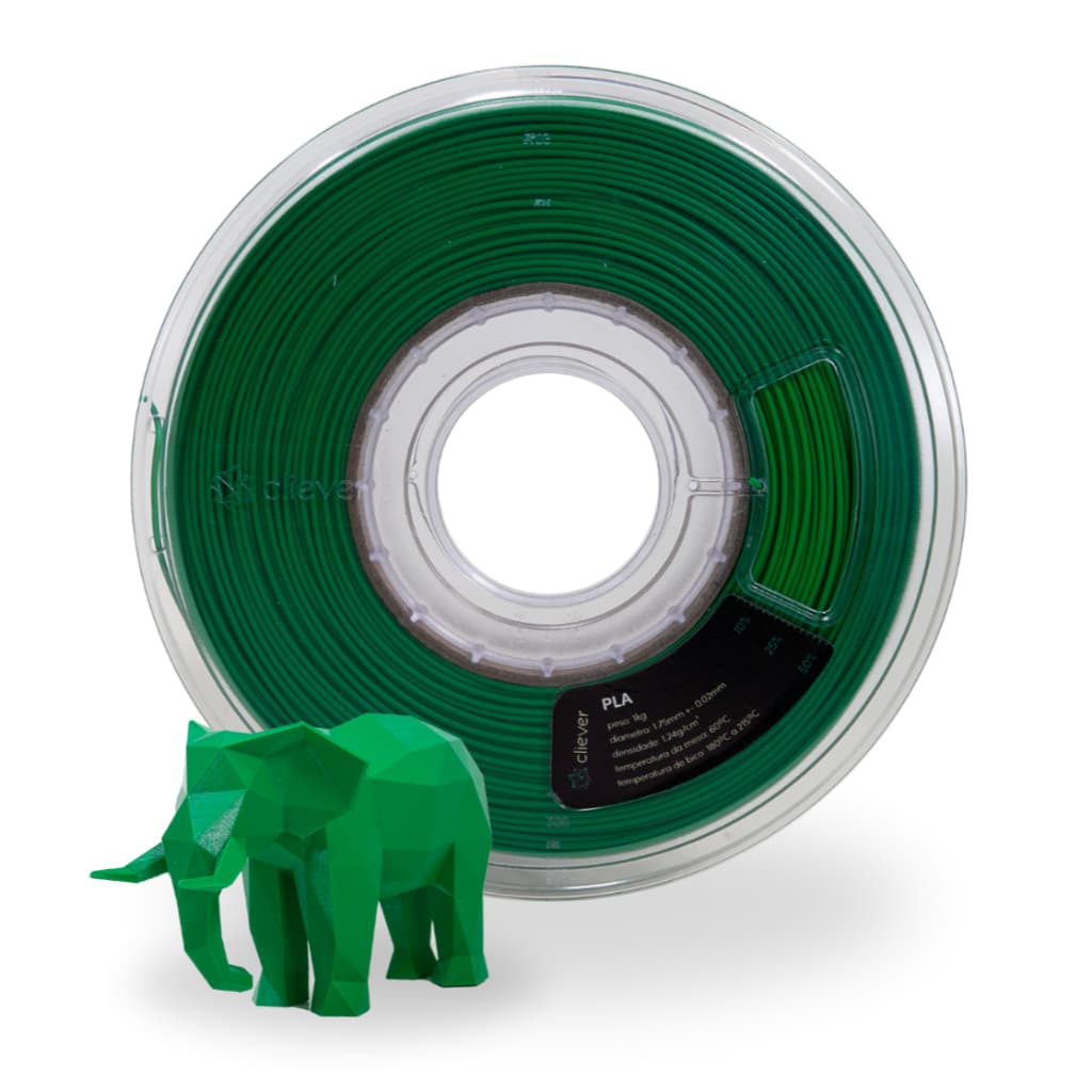 PLA Verde Premium | 1,75mm | 1 Kg | Cliever