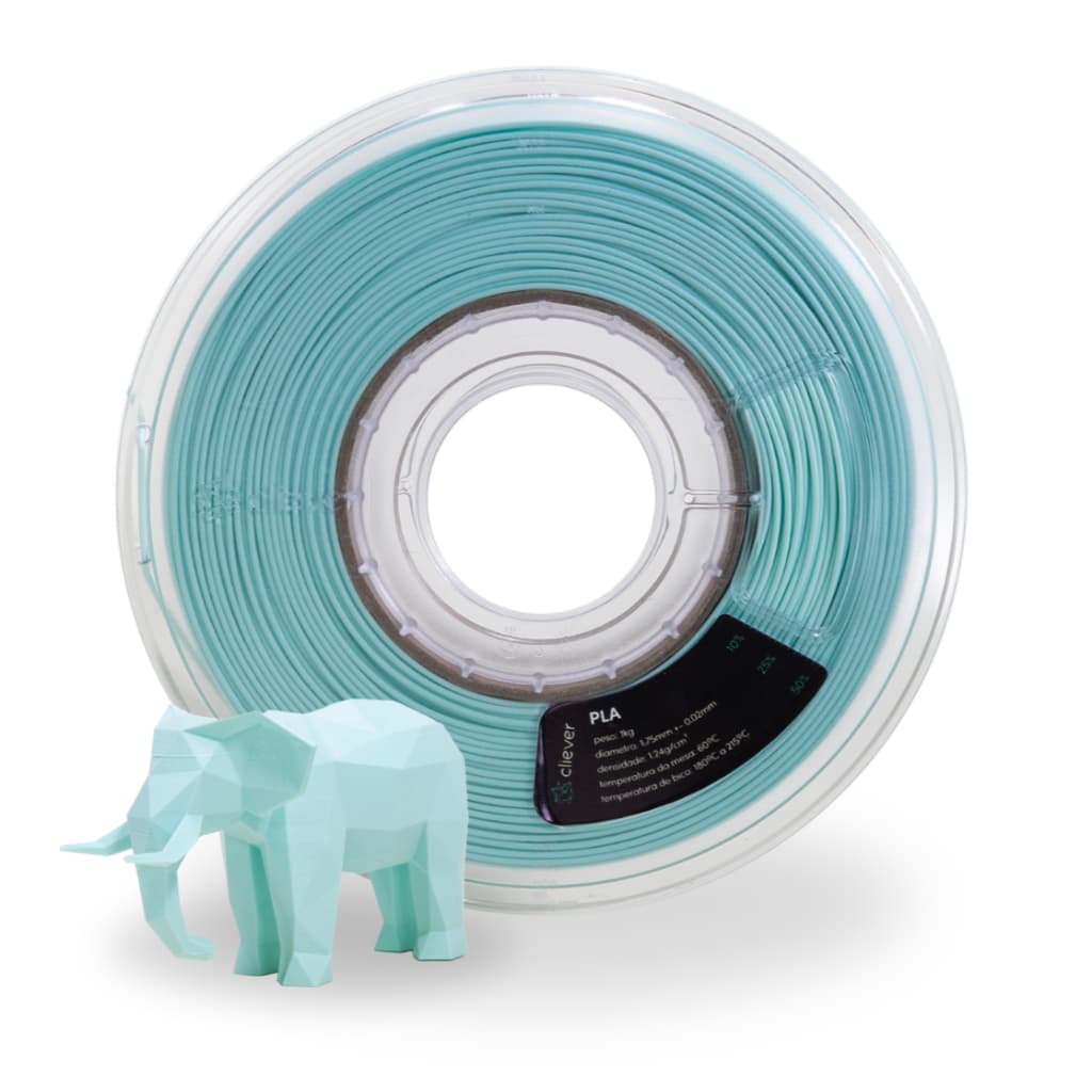PLA Azul Céu Premium | 1,75mm | 1 Kg | Cliever