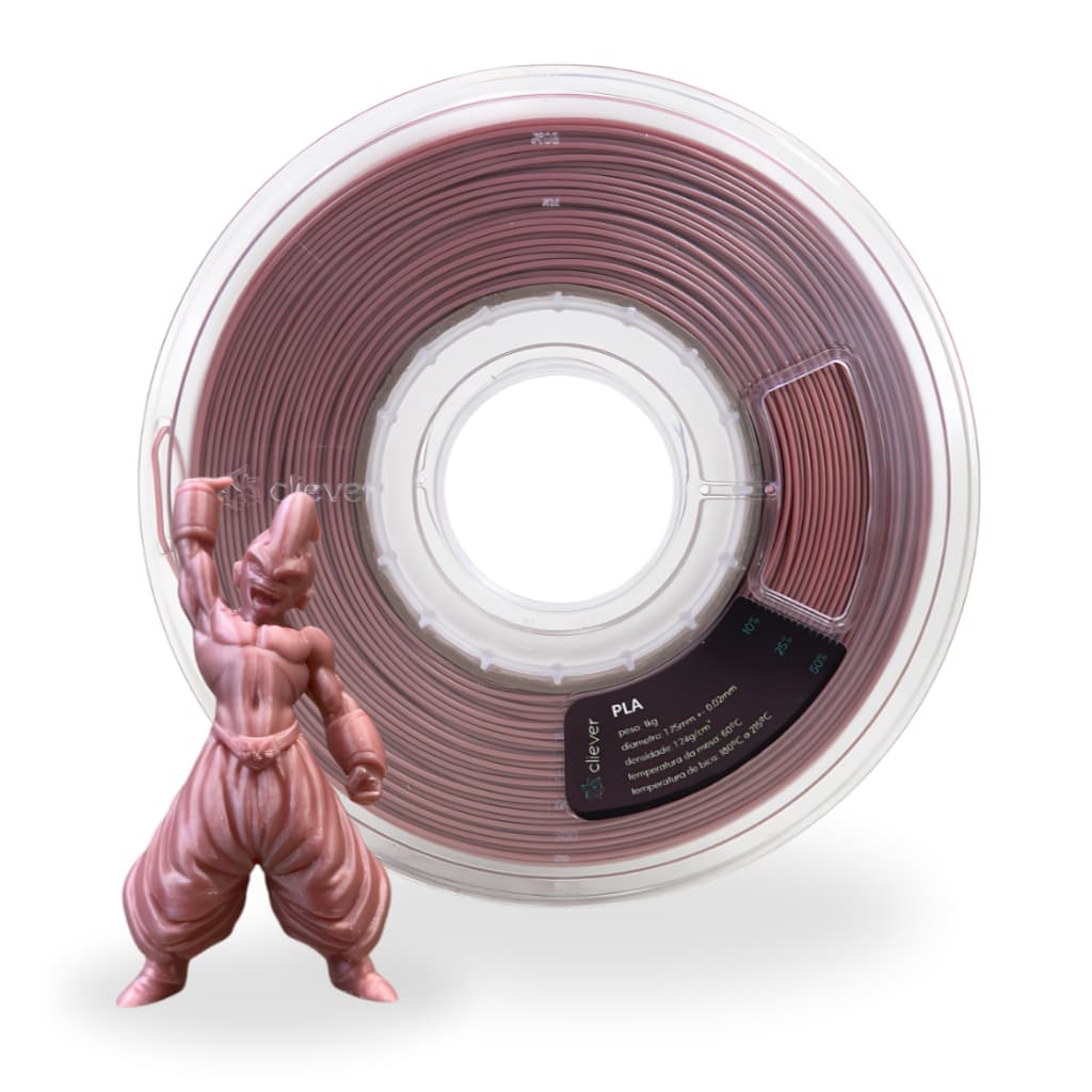 PLA Rose Metalizado Premium | 1,75mm | 1 Kg | Cliever