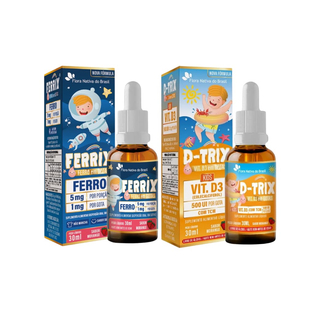 Ferrix + D-trix Vitaminas Infantil 20ml - Flora Nativa