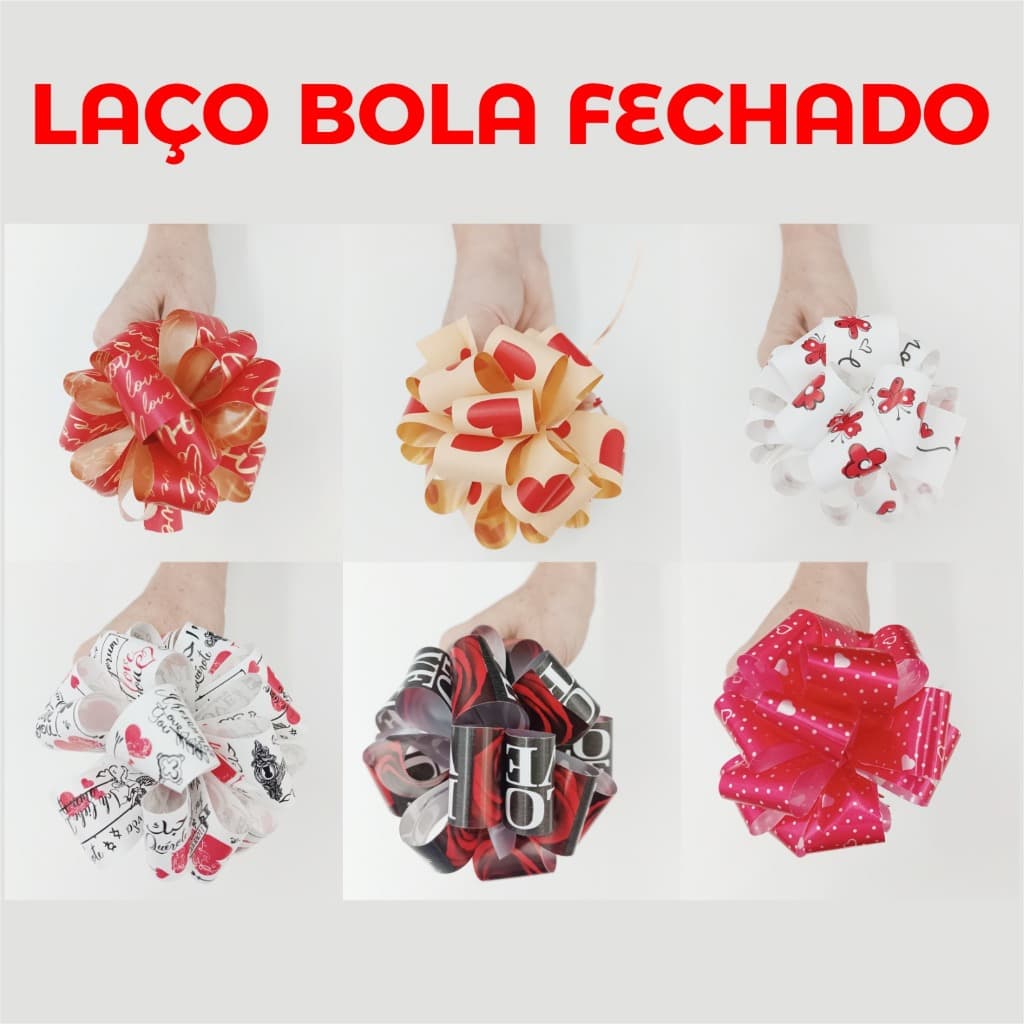 LAÇO BOLA 11CM PARA KIT PRESENTE