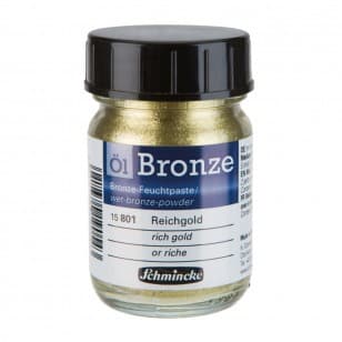 Pigmento Oil Bronze Schmincke Metálico 50ml Rich Gold