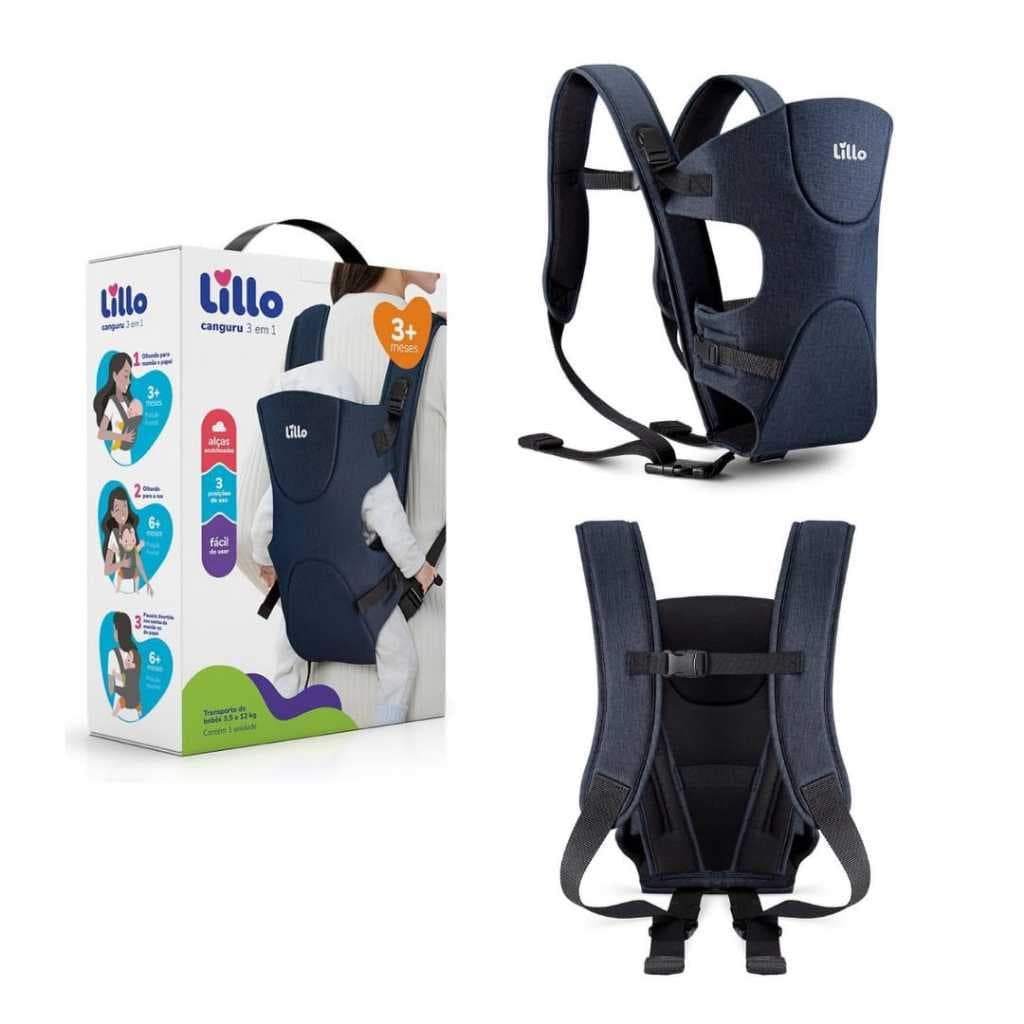 Canguru para Bebê 3 em 1 - Lillo