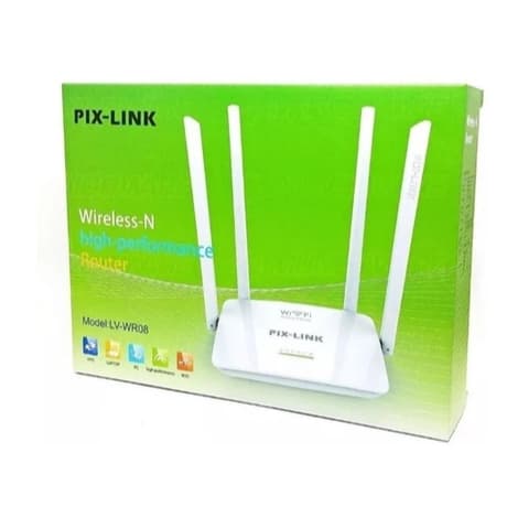 Roteador pix link wifi 300 mbps sem fio com 4 antenas