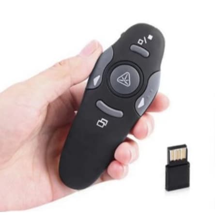 Controle Sem Fio Apresentador Projetor Troca página Caneta Laser