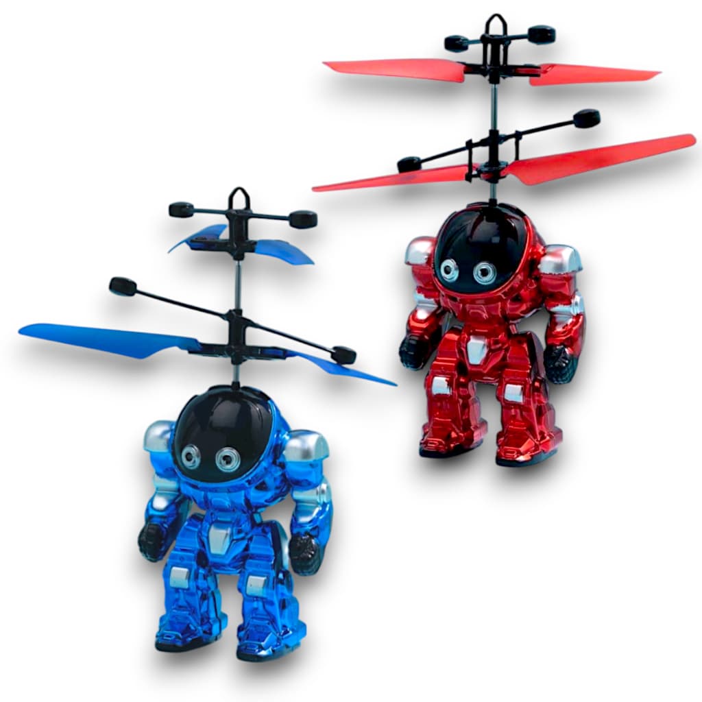 Helicóptero Voador Controle Remoto Sensor Recarregável Mini Drone Avião Brinquedo