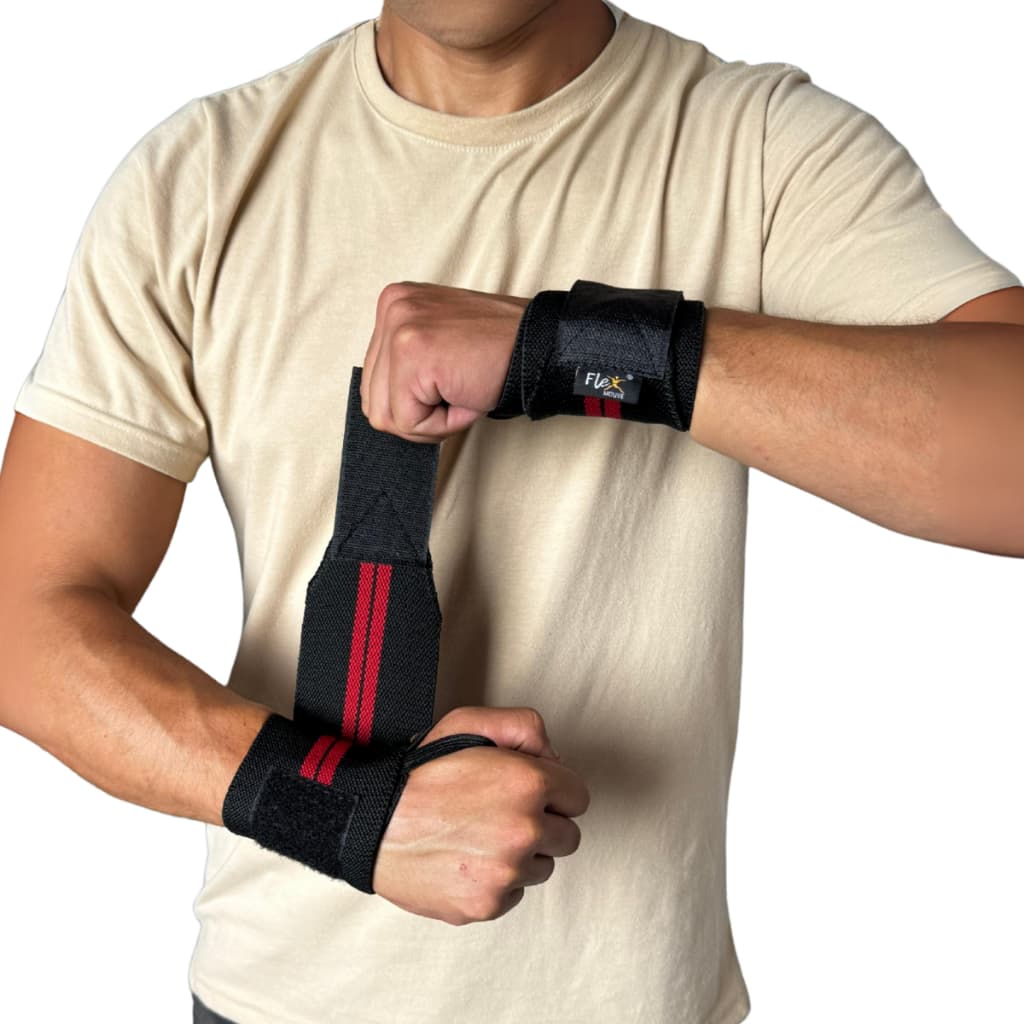 Par Munhequeira Elástica Profissional Protetor De Punho Para Academia/crossfit