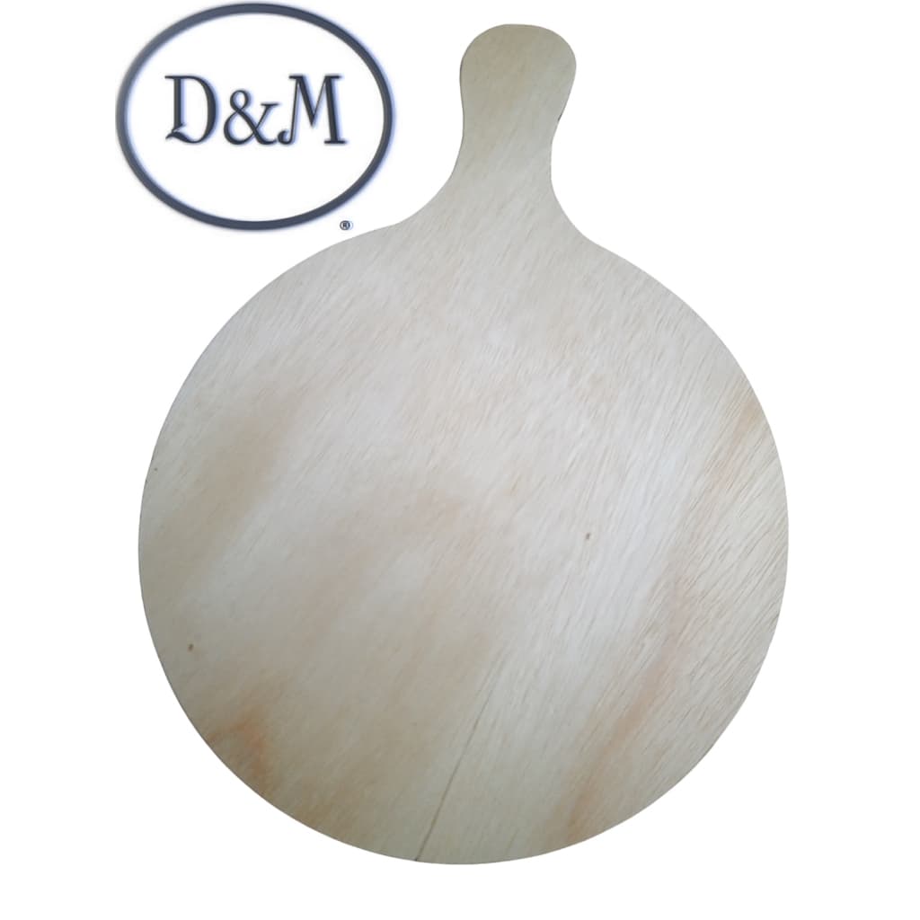 Pá de Pizza Profissional  (Já Selada) - Madeira 10mm Reforçada - 20 a 60cm