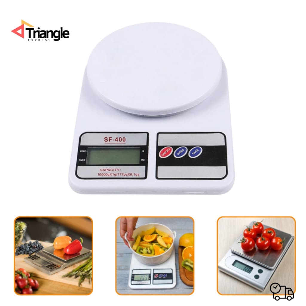 Balança Digital De Cozinha Com Precisão de 1g a 10Kg Função Tare