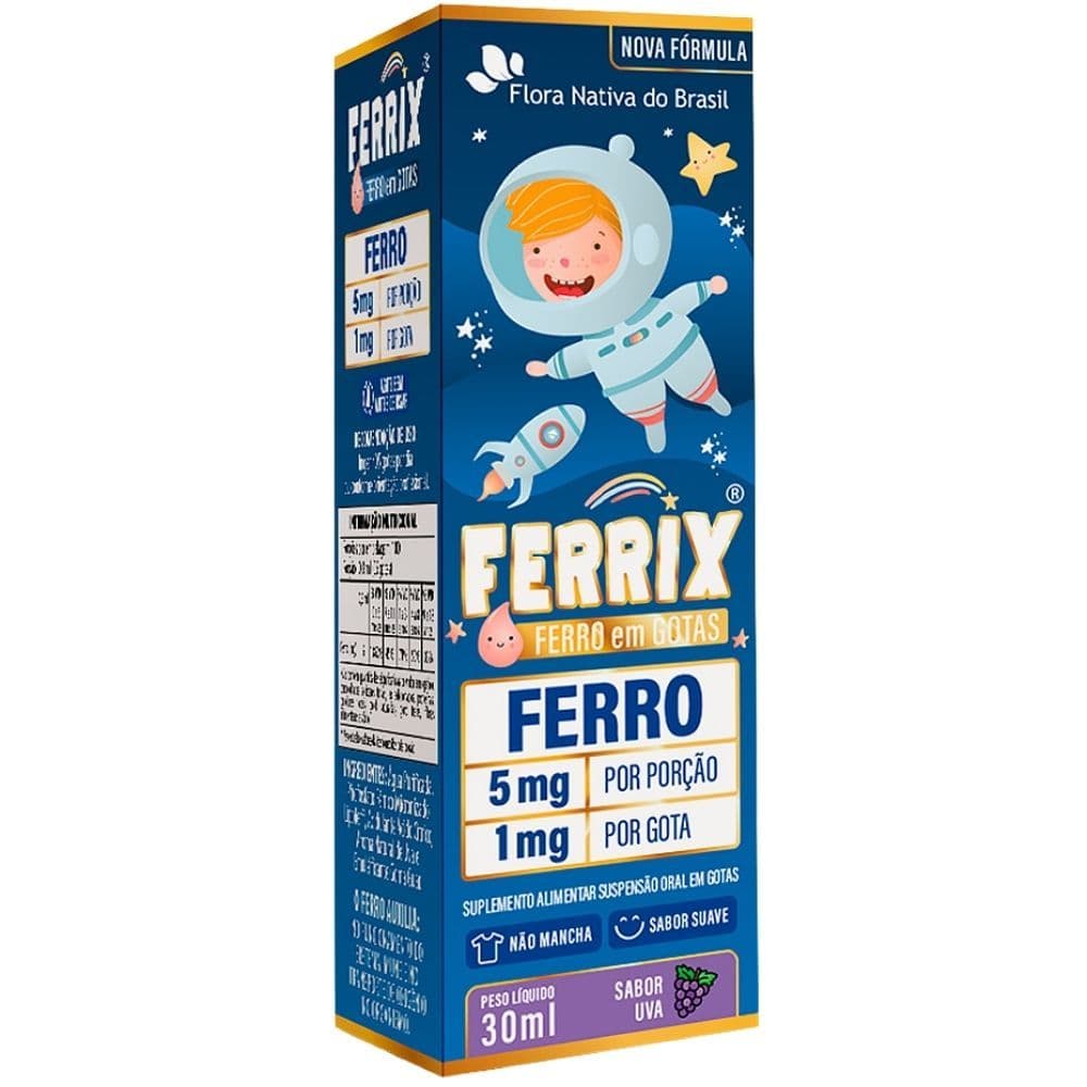 FERRIX (Ferro infantil) 30ml - Flora Nativa
