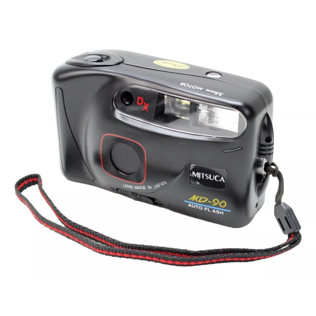 Câmera Fotográfica Analógica Md-90 35mm Auto Flash Vintage APENAS DECORAÇÃO - LEIA A DESCRIÇÃO !