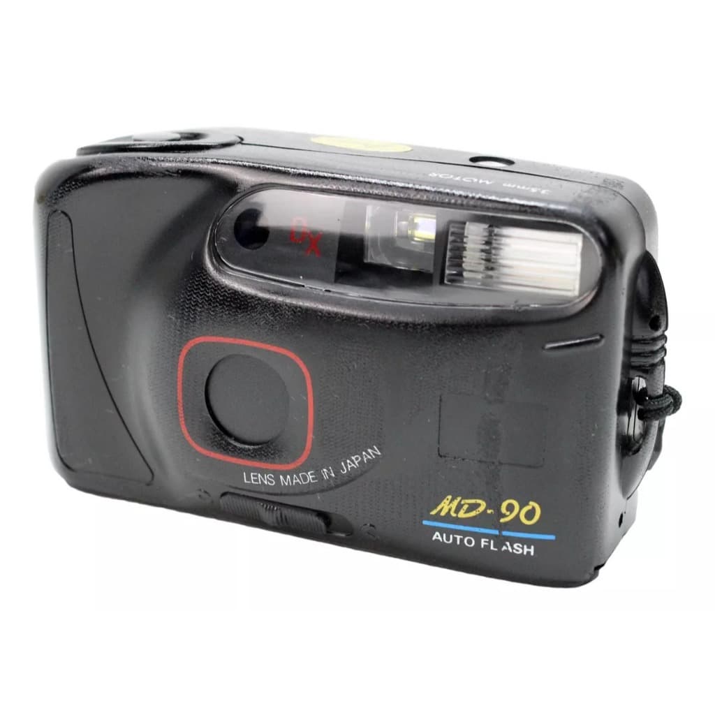 Câmera Fotográfica Analógica Md-90 35 Mm Vintage Com Flash APENAS DECORAÇÃO - LEIA A DESCRIÇÃO !