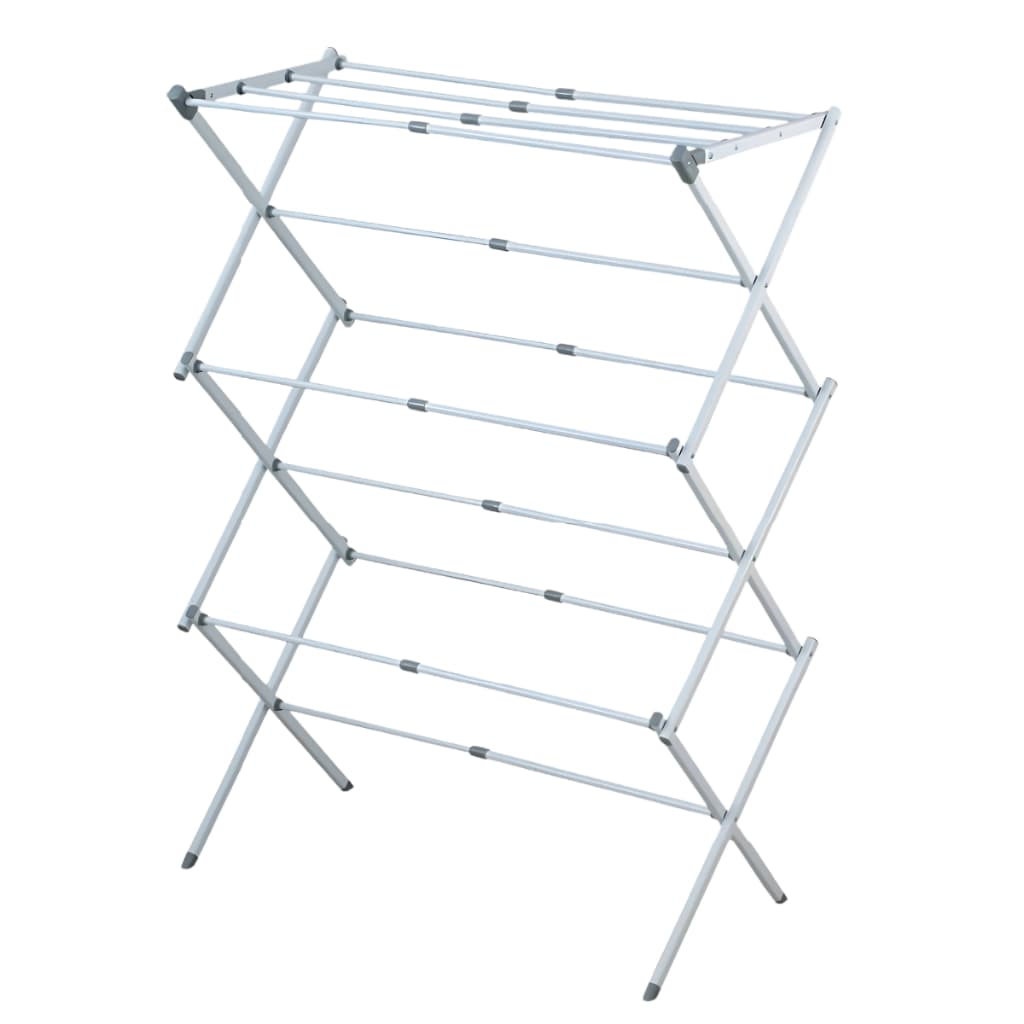 Varal Vertical De Chão Retrátil Dobrável 3 Andares Reforçado Extensível Apartamento Quintal