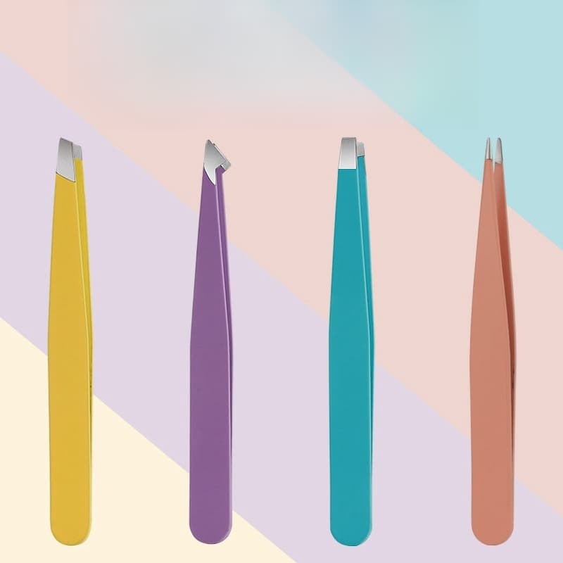 Kit 4 Pinças Profissional para Design Sobrancelha 024-095