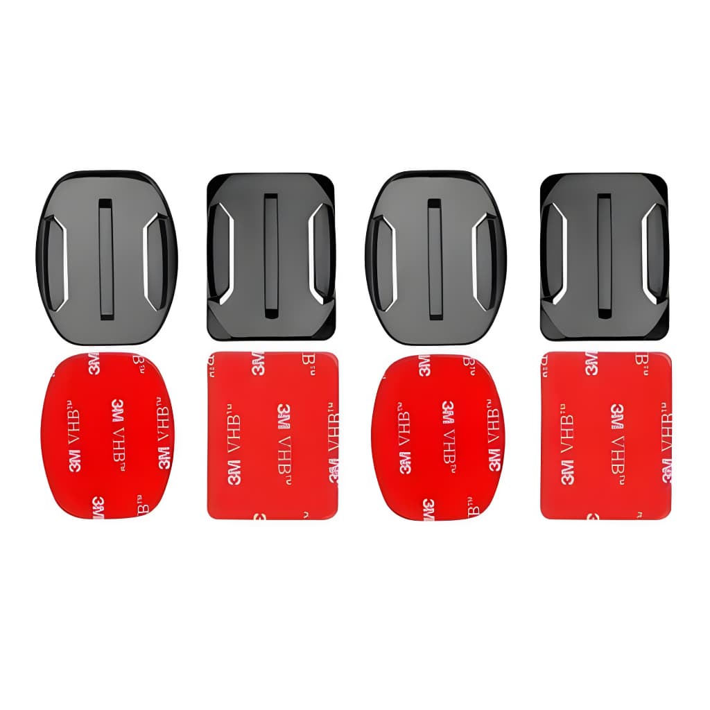 Kit Suportes Adesivos 3m Base Curva E Plana P/ Gopro E Outras