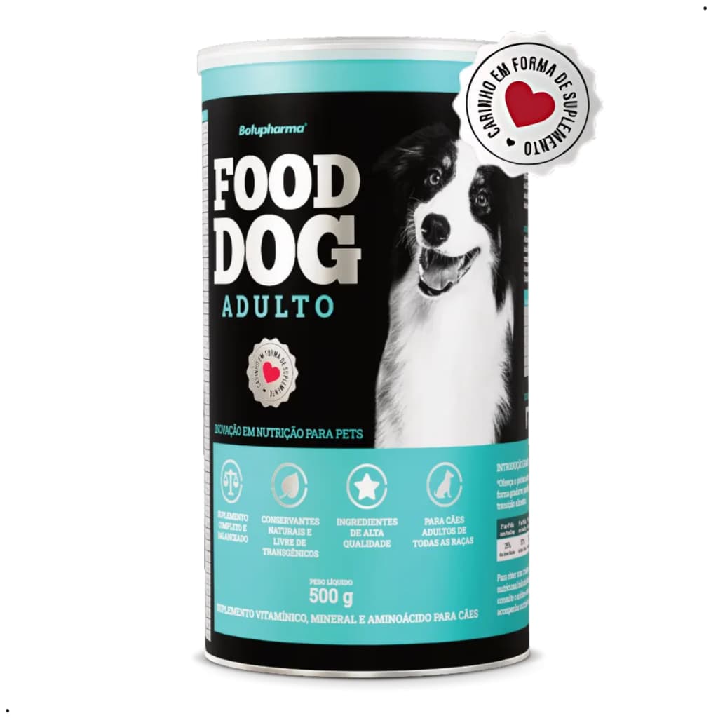 Food Dog Adulto Manutenção Suplemento Botupharma 500g