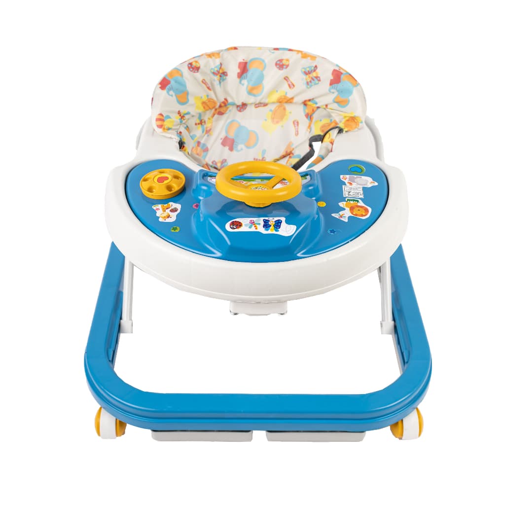 Andador Infantil Azul Para Bebê e criança Sonoro Menino Styll Baby seguro com selo do imetro