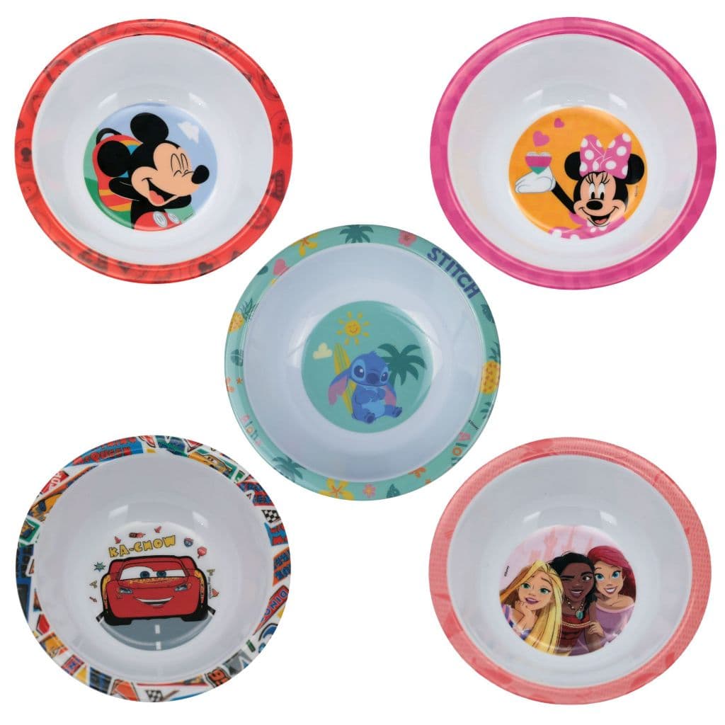 Bowl Infantil Disney 16cm Criança Refeição De Plástico BPA Free