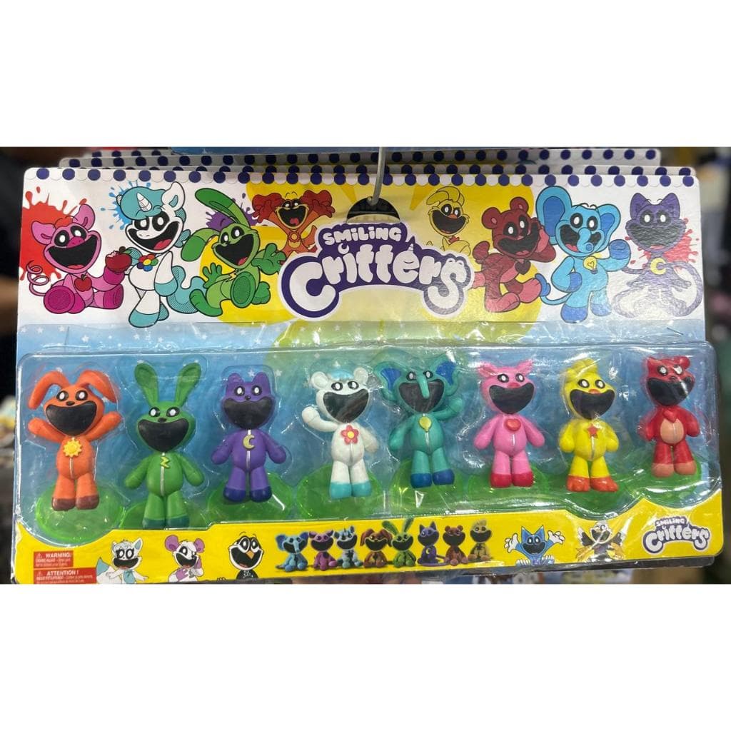 KIT SMILING CRITTERS POPPY COM 8 PERSONAGENS - ENVIO IMEDIATO