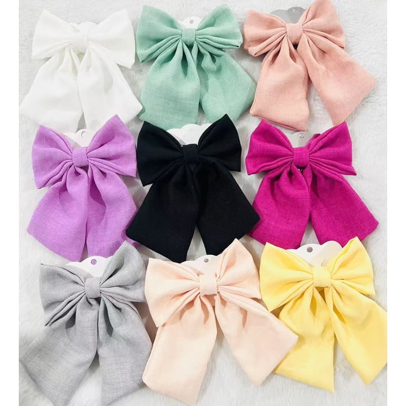 Atacado 12 Peças Laços de cabelo Bico de Pato adulto infantil blogueira