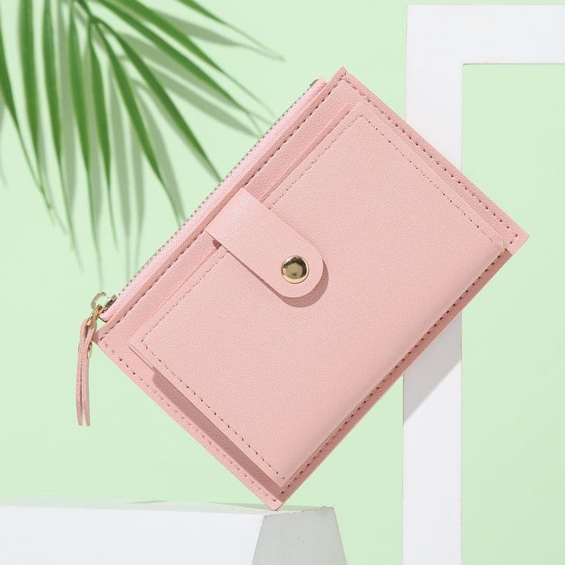 Nova Moda Mulheres De Porta-Cartões Mini Carteira Ferrolho Coin Purse Bolso Com Zíper  ld66